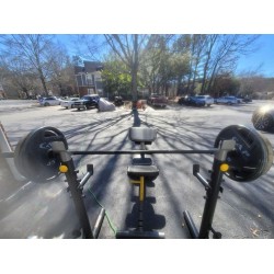 Gold's Gym Weight Bench & Olympic Barbell Set